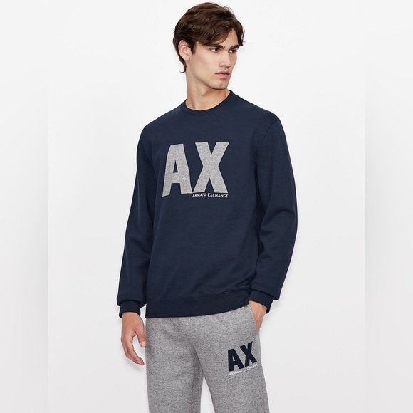Armani Exchange CREW NECK SWEATSHIRT - Picture 7 of 10